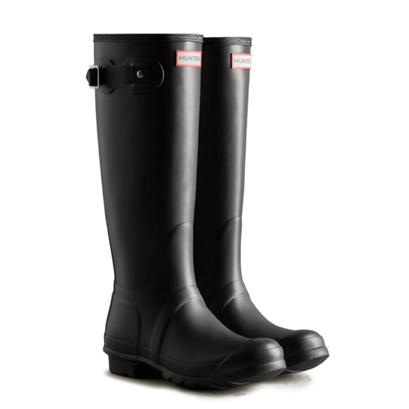 NWOB Hunter Original Tall Rain Boots Sz 8/Black